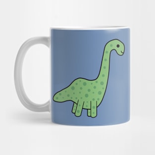 Cute Kawaii Brontosaurus Dino Mug